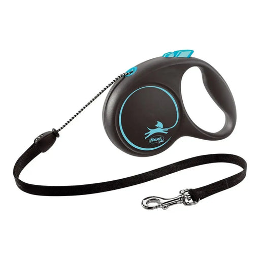 Кучешка Каишка Flexi BLACK DESIGN 5 m Син Размер М