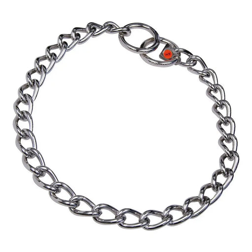 Кучешки Нашийник Hs Sprenger Сребрист 4 mm Гайки Усукан (55