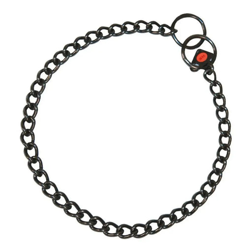 Кучешки Нашийник Hs Sprenger Черен 2,5 mm Гайки Късо (50 cm)