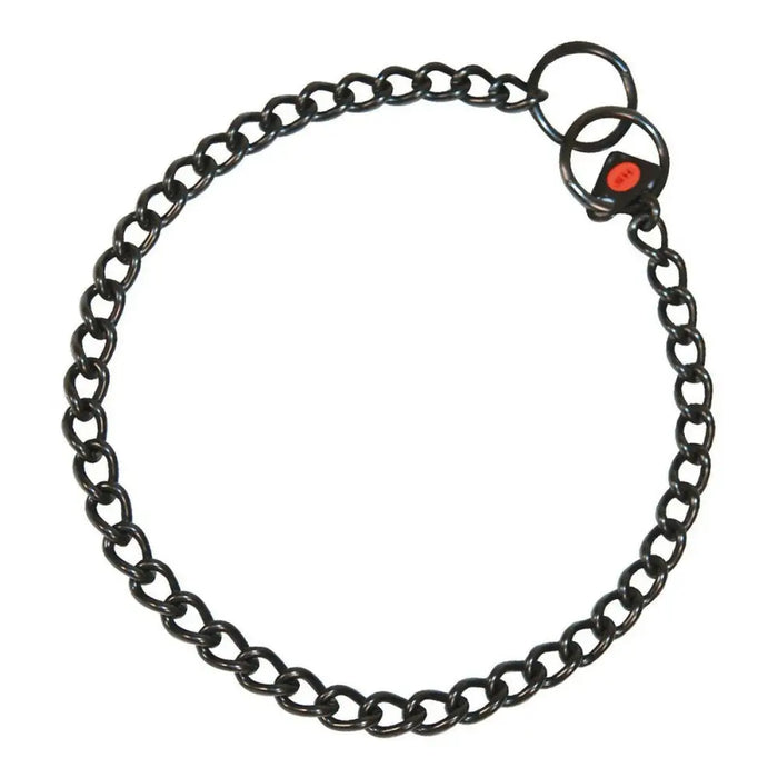 Кучешки Нашийник Hs Sprenger Черен 2,5 mm Гайки Късо (50 cm)