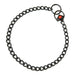 Кучешки Нашийник Hs Sprenger Черен 2,5 mm Гайки Късо (50 cm)