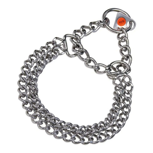 Кучешки Нашийник Hs Sprenger Сребрист 2 mm Двоен Гайки (40