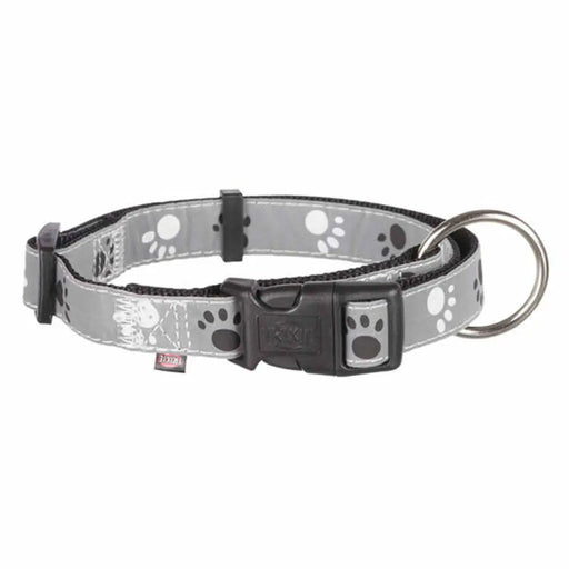 Кучешки Нашийник Trixie Silver Reflect Черен Сив L/XL 40-65