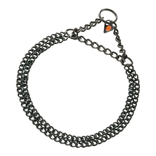 Кучешки Нашийник Hs Sprenger Черен 2 mm Двоен Гайки (60 cm)