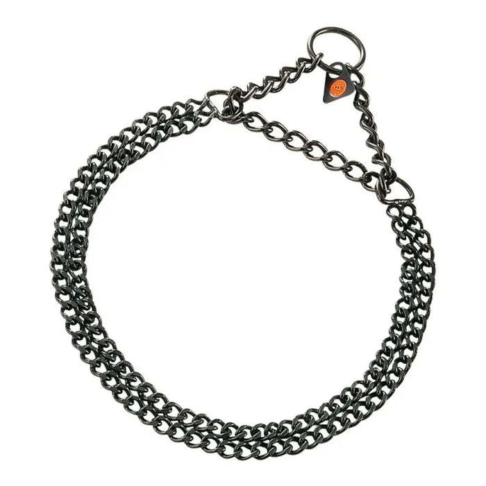 Кучешки Нашийник Hs Sprenger Черен 2 mm Двоен Гайки (60 cm)