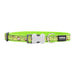Кучешки Нашийник Red Dingo STYLE MONKEY LIME GREEN 31-47 cm
