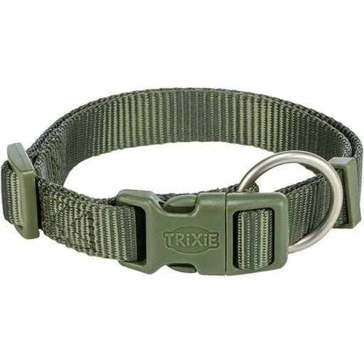 Кучешки Нашийник Trixie Premium Зелен Маслина S/M 30-45 cm