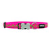 Кучешки Нашийник Red Dingo STYLE STARS LIME ON HOT PINK