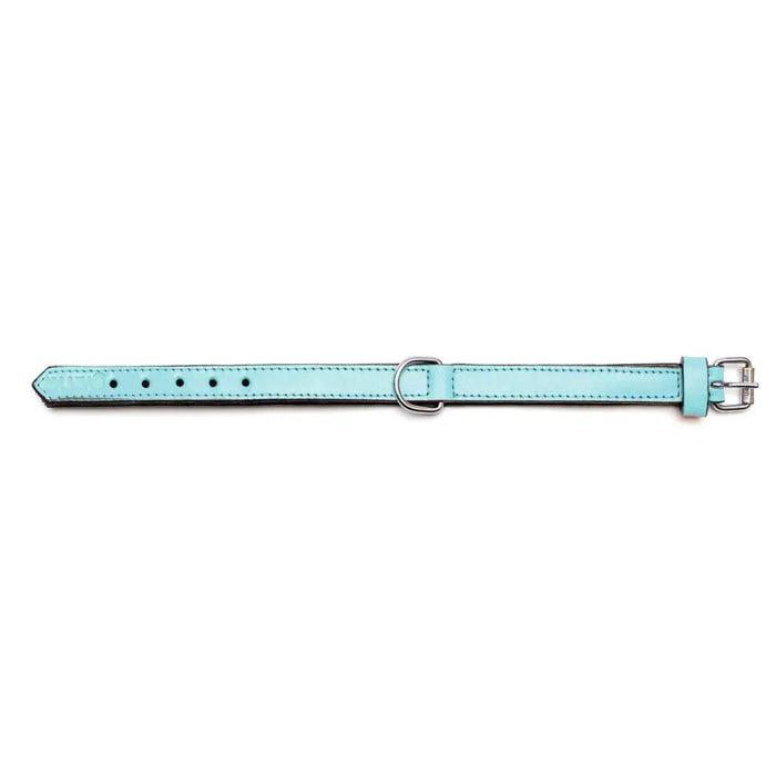 Кучешки Нашийник Gloria 30 cm Подложка Кожа Син