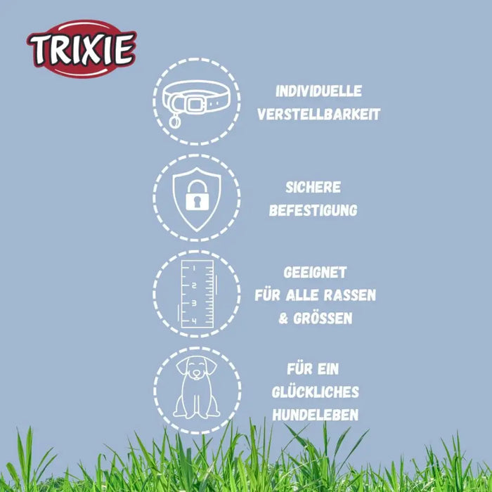 Кучешки Нашийник Trixie CityStyle Светло сив L 45-52 cm