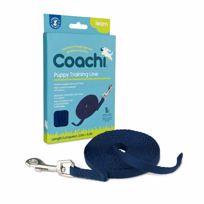 Кучешка Каишка Coachi Син 2,5 m Тренировка