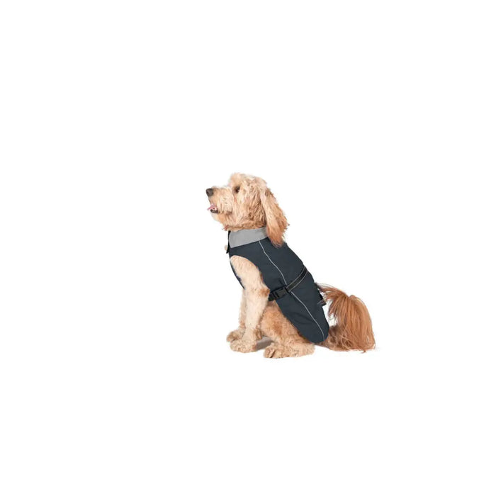 Кучешки Дъждобран Dog Gone Smart Черен 45 cm