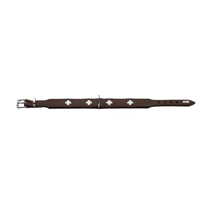 Кучешки Нашийник Hunter Swiss Кафяв Черен M 55 cm