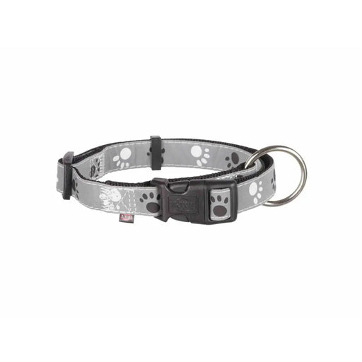 Кучешки Нашийник Trixie Silver Reflect Черен Сив S/M 30-45
