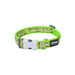 Кучешки Нашийник Red Dingo STYLE MONKEY LIME GREEN 15 mm x