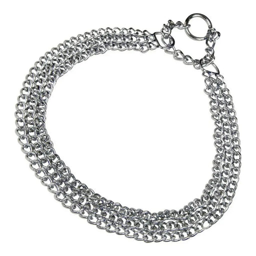 Кучешки Нашийник Hs Sprenger Сребрист 2 mm Троен Гайки (55