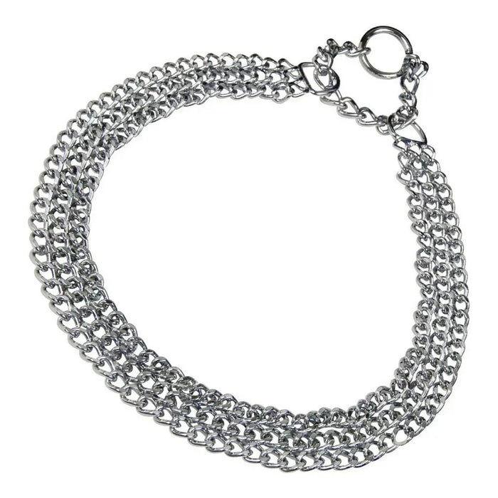 Кучешки Нашийник Hs Sprenger Сребрист 2 mm Троен Гайки (55