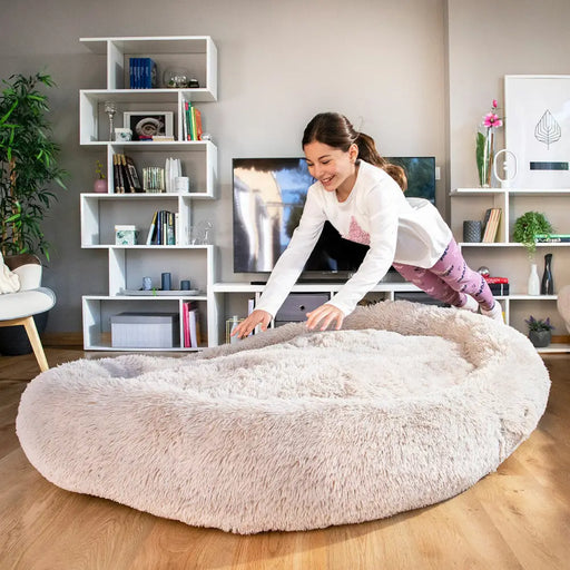 Кучешко Легло за Хора | Human Dog Bed XXL InnovaGoods Beige