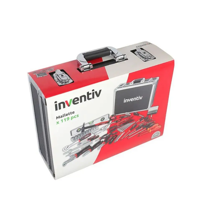 КУФАР ИНСТРУМЕНТИ INVENTIV 119 ЧАСТИ
