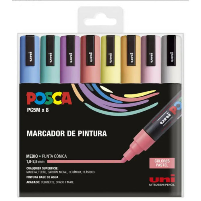 Куфар за каюта POSCA 182634810 Многоцветен 8 Части
