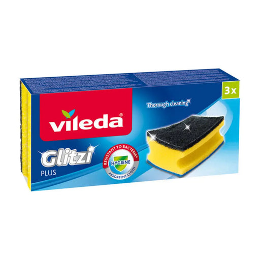 КУХНЕНСКА ГЪБА 3 БР GLITZI PLUS VILEDA