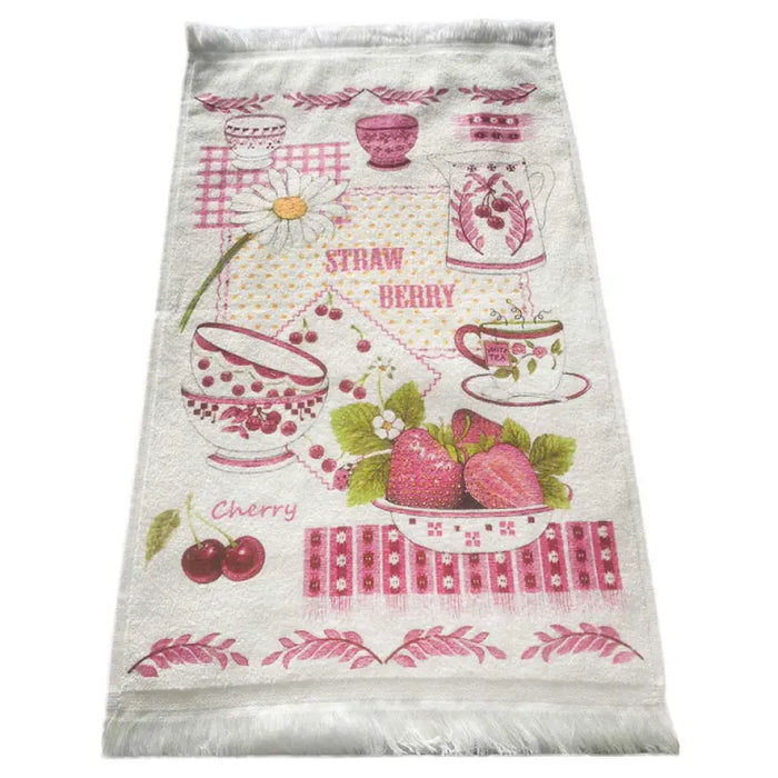 КУХНЕНСКА КЪРПА 40Х60 СМ. С РЕСНИ И ЩАМПА