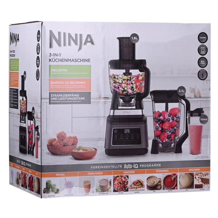 Кухненски робот NINJA 3-in-1 Food Processor BN800