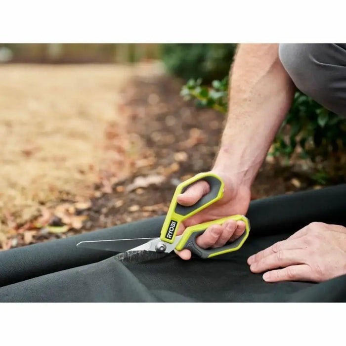 Кухненски ножици Ryobi Straight Зелен Метал