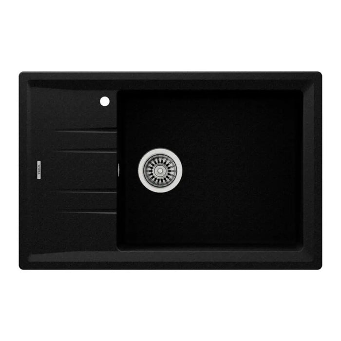 КУХНЕНСКА МИВКА TEKA STONE 60S ЛЯВА ЧЕРЕН МЕТАЛИК