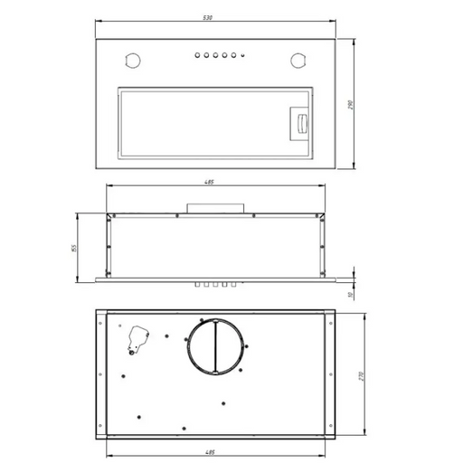 Кухненски аспиратор AKPO WK-7 MICRA 60 ЧЕРЕН
