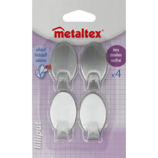 КУКА ЗА ЗАЛЕПВАНЕ 4 БР METALTEX LILLIPUT INOX