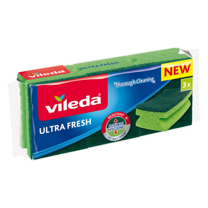 КУХНЕНСКА ГЪБА 3 БР ANTI-BAC ULTRA VILEDA ULTRA FRESH