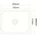 КУХНЕНСКА МИВКА INTER CERAMIC ICK6346 63.5Х46.5Х25 СМ
