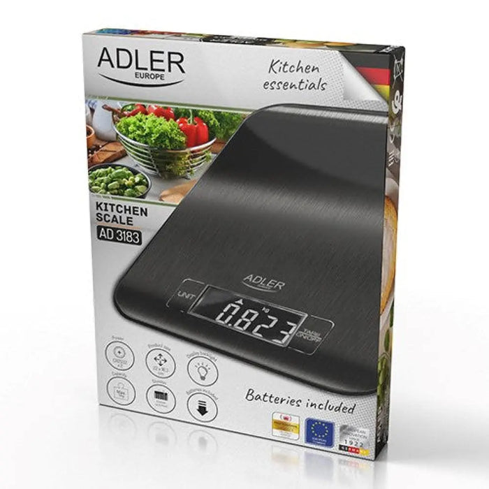 Кухненска везна ADLER AD 3183b Черна