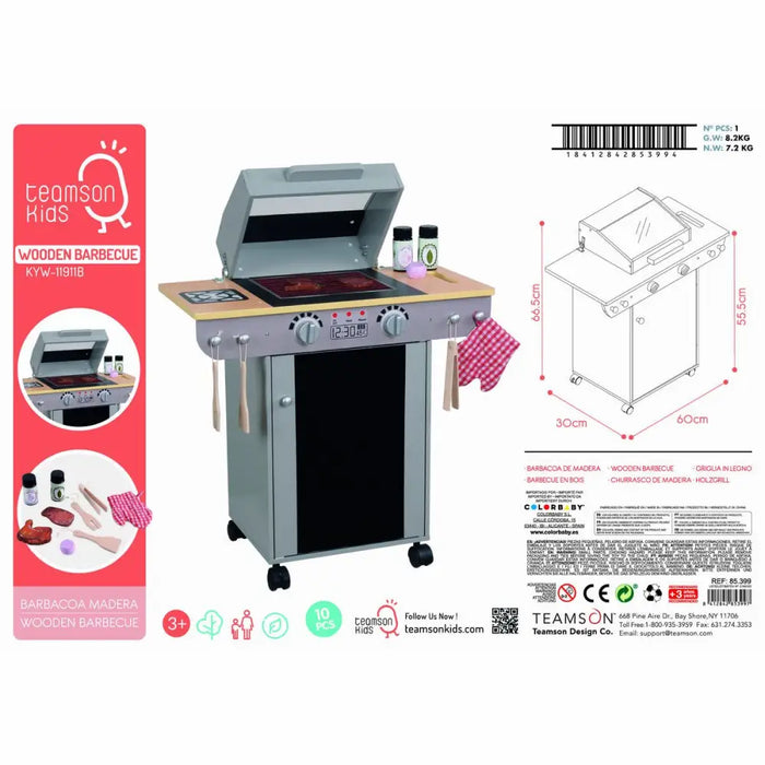 Кухня Играчка Teamson BBQ 60 x 66,5 x 30 cm