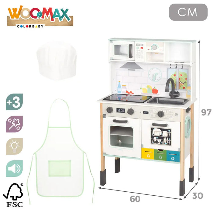 Кухня Играчка Woomax 81 X 97 X 30 CM