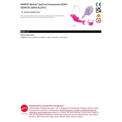 Кукла Barbie Malibú Съчленен Русалка