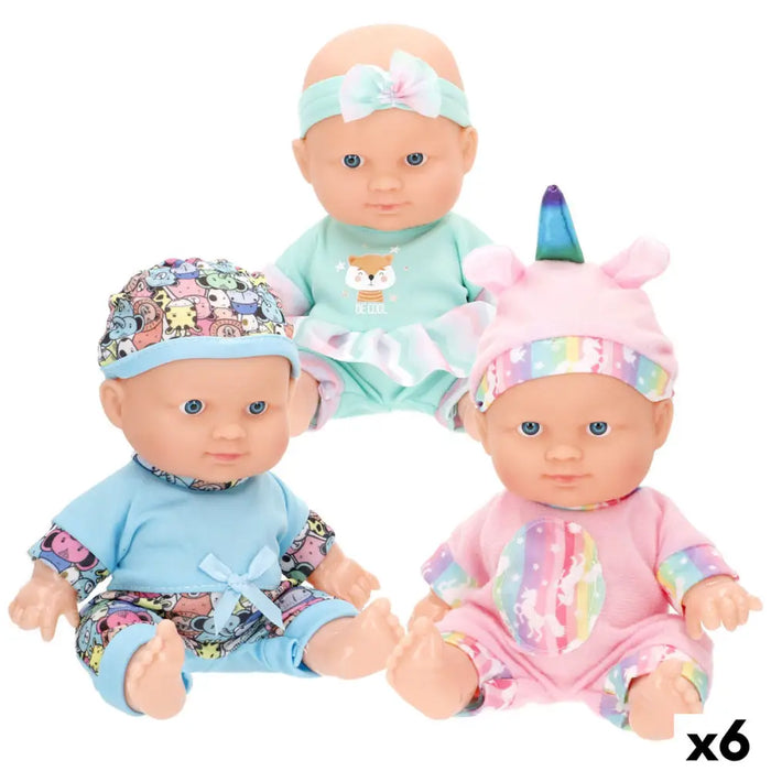Кукла Бебе Colorbaby 14 x 20 x 7 cm 6 броя