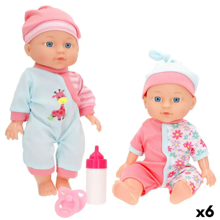 Кукла Бебе с Аксесоари Colorbaby 12 x 30 x 8 cm 6 броя