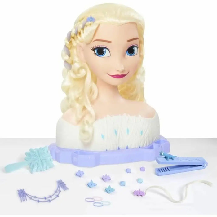 Кукла Бебе с Аксесоари Frozen Elsa Deluxe Styling Head