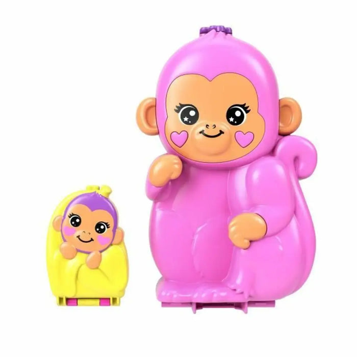 Кукла Бебе с Аксесоари Polly Pocket Mommy Monkey and Baby