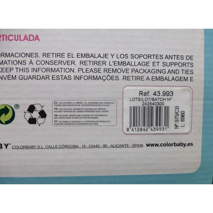 Кукла Colorbaby Maria Princess 30 x 105 x 14 cm