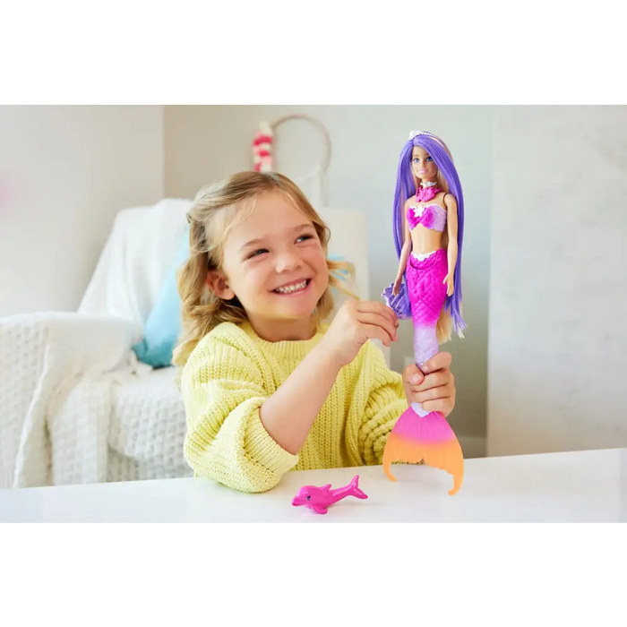 Кукла русалка Barbie A Touch of Magic „Malibu“ с функция