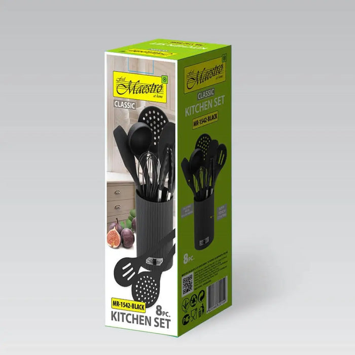 Кухненски прибори MAESTRO MR-1542-BLACK 8 елемента Черни
