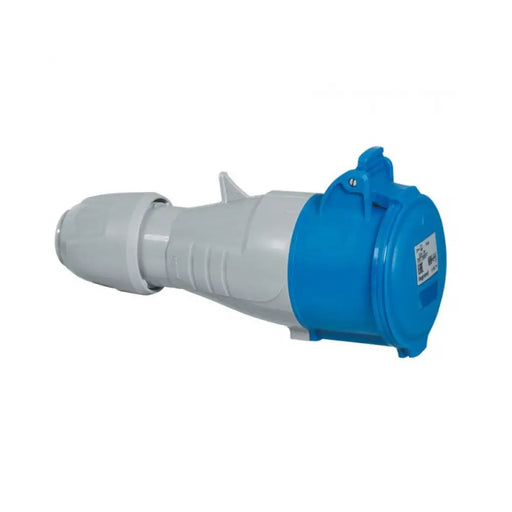 КУПЛУНГ IP44 2P + E 16A 220V LEGRAND - СИВ/СИН