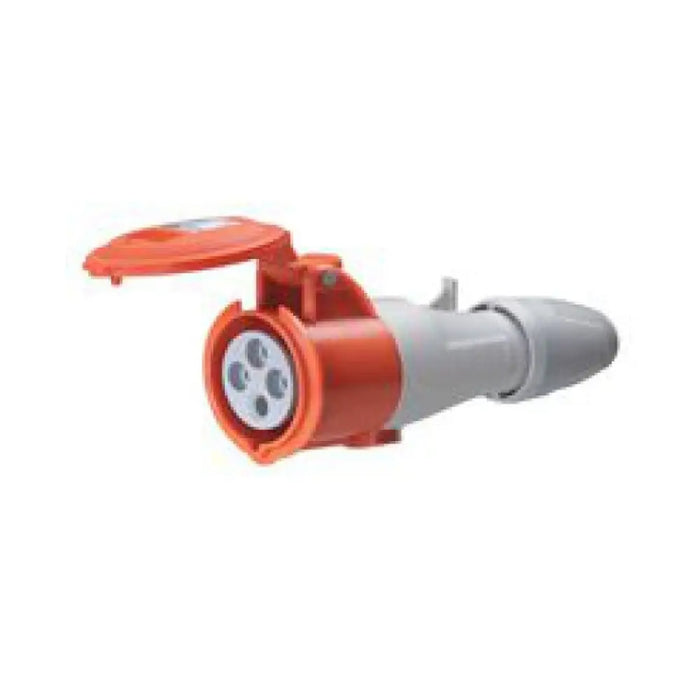 КУПЛУНГ IP44 3P + N + E 32A 380/415V LEGRAND - СИВ/ЧЕРВЕН