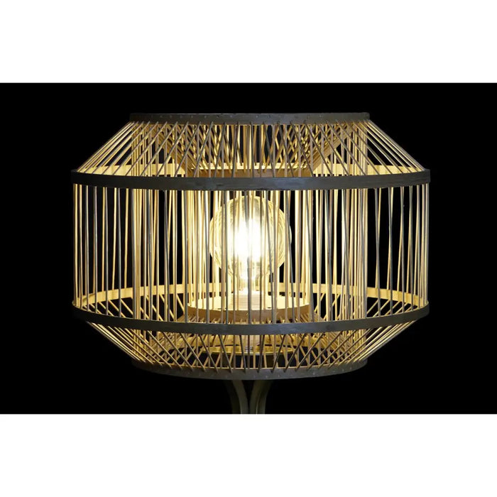 Купол на Лампа DKD Home Decor Естествен Бамбук 40 x 40 x 28