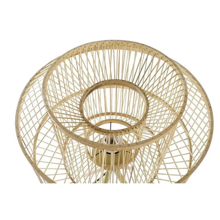 Купол на Лампа DKD Home Decor Естествен Бамбук 40 x 40 x 28