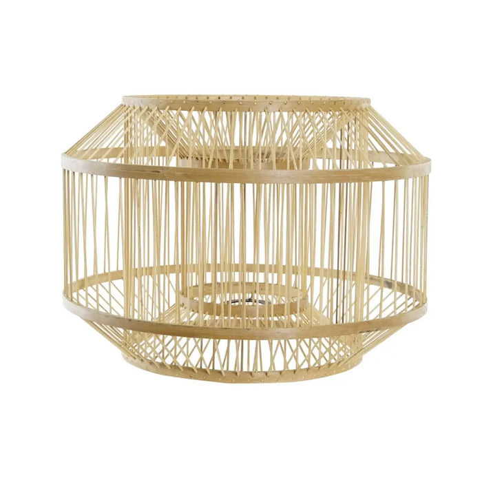Купол на Лампа DKD Home Decor Естествен Бамбук 40 x 40 x 28