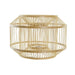 Купол на Лампа DKD Home Decor Естествен Бамбук 40 x 40 x 28